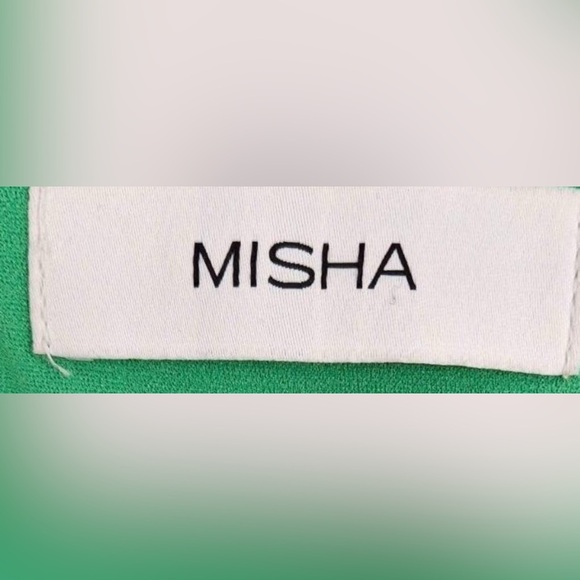 MISHA COLLECTION Coretta Bonded Midi green Dress sz XL - Picture 12 of 14